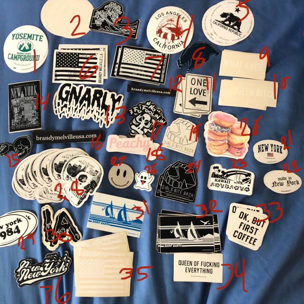 Brandy Melville Stickers